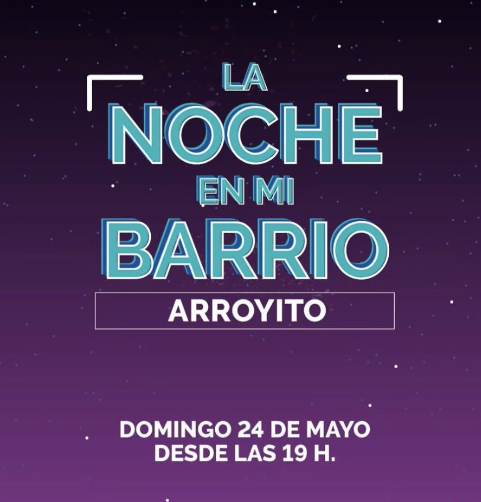 _charlycardozo's tweet photo. ✅Mañana Domingo 24 desde las 19 #LaNocheEnMiBarrio en Arroyito

📍Junto a los comerciantes de la zona por Avellaneda de Reconquista a Génova 

@MuniRosario @DesarrolloRos @SDHyHRosario @CulturaRosario https://t.co/PH0PVn3mbK