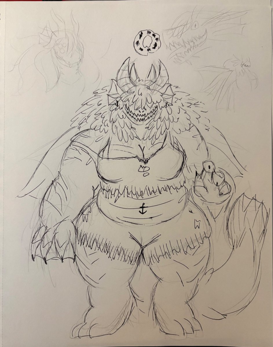 MegaKitty9's tweet photo. Idea for Leviathan. The big fish. https://t.co/8YFWwajpi3