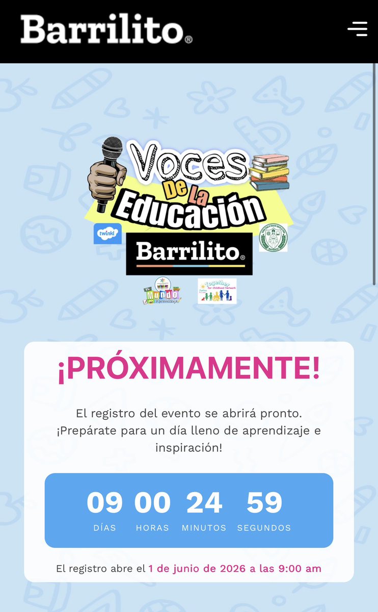 tipseducativos1's tweet photo. ¡Ya estamos a punto de iniciar con la repartición de boletos gratuitos para este gran evento, donde nos daremos cita en la CDMX junto a grandes compañeros!

Recuerden que el registro inicia el 1 de junio a las 9:00 a.m.

Les dejamos el link de registro en el primer comentario 👇 https://t.co/XpuStfLrc9