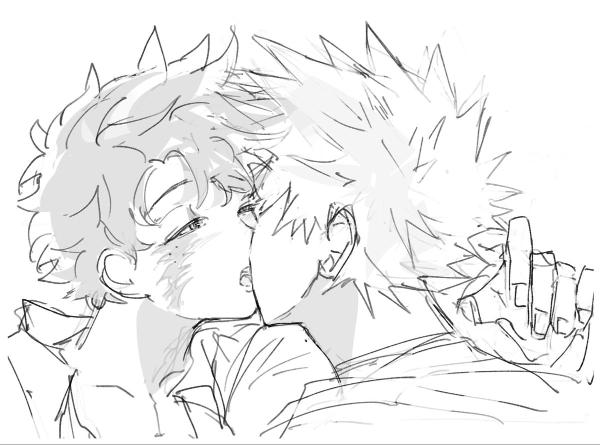 umimha's tweet photo. キスの日…rkgk勝デ https://t.co/Zuw7i3XYMc