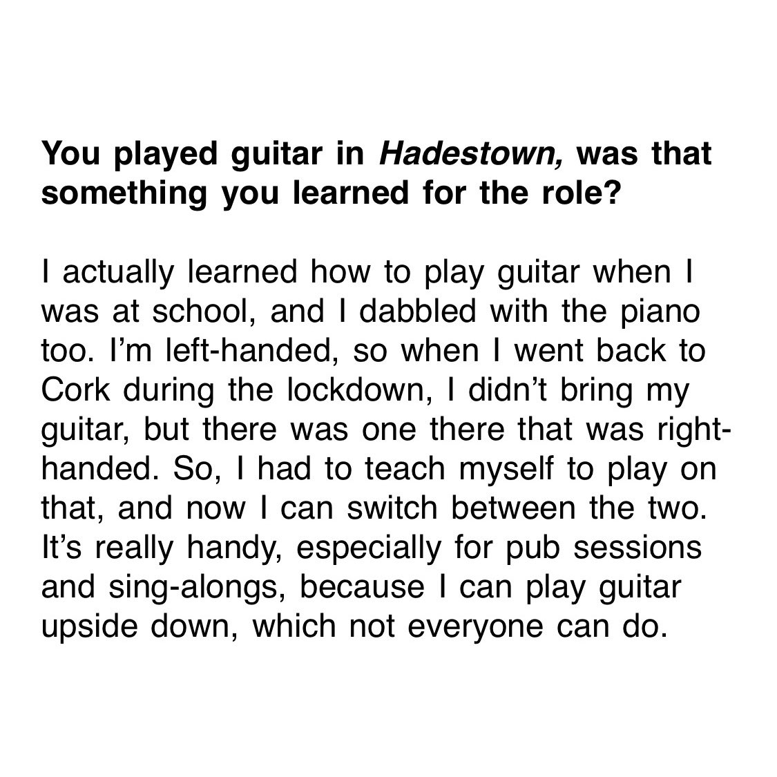 horamiji's tweet photo. what do you mean he taught himself to play right-handed guitar and now he can switch and he can play it upside down - is there anything this man can’t do 😭?????? https://t.co/zkH2JUDVQx