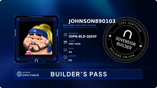 BSczepanikk's tweet photo. I just claimed my Builder's Pass on @IOPn_io, and I'm shipping for Season 1.
See you on the leaderboard.
Accelerate ��� https://t.co/qKoRseudyt