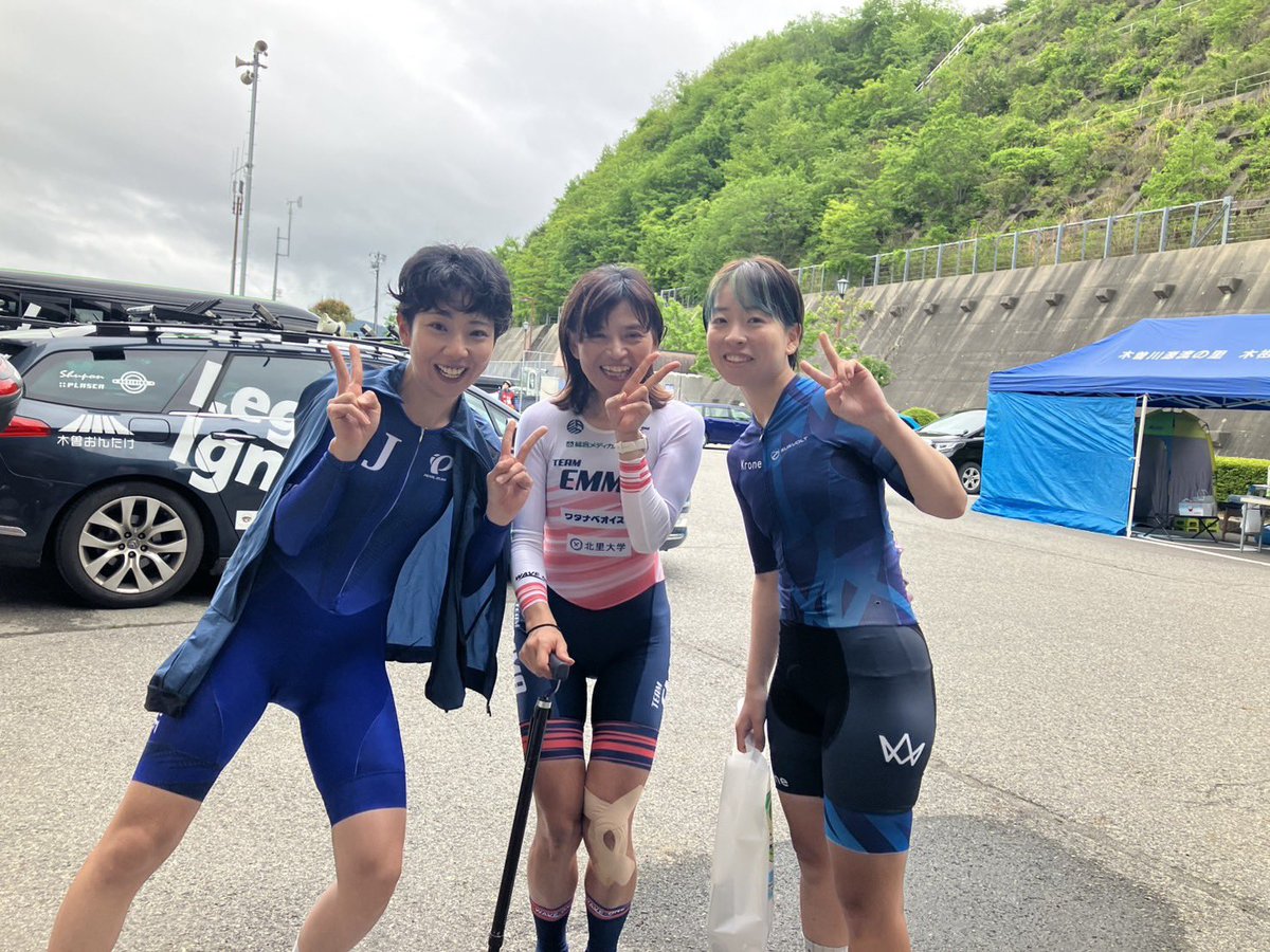 honotaro_'s tweet photo. 木祖村タイムトライアル🥈
超惨敗ｯ！😇安全に無事に帰宅出来たので合格！笑
今日はまさやんポーズ、キメておきました👍🏻
みんなとおしゃべりしたり楽しかったです。

📸byまさやん ＆専属マネージャー🫥 https://t.co/ot0r5xi3Vg