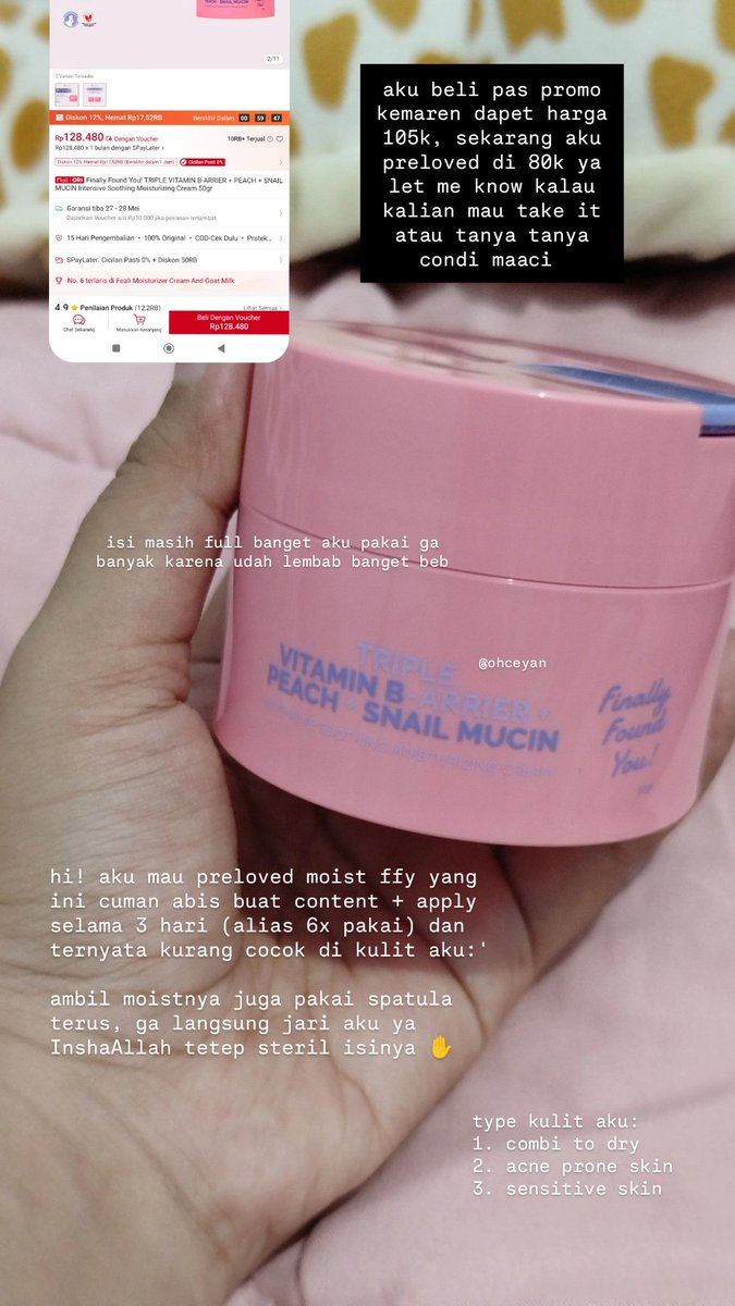 ohceyan's tweet photo. temen temen aku preloved ffy pink ini ya cuman 6x pakai dikit dikit jadi masih banyak, bisa oren dan mau foto condi boleh banget DM 🫰 https://t.co/1CFbY4IggI