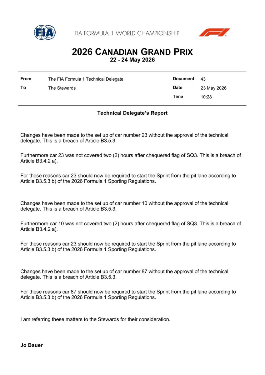 FirstLap F1 tweet media