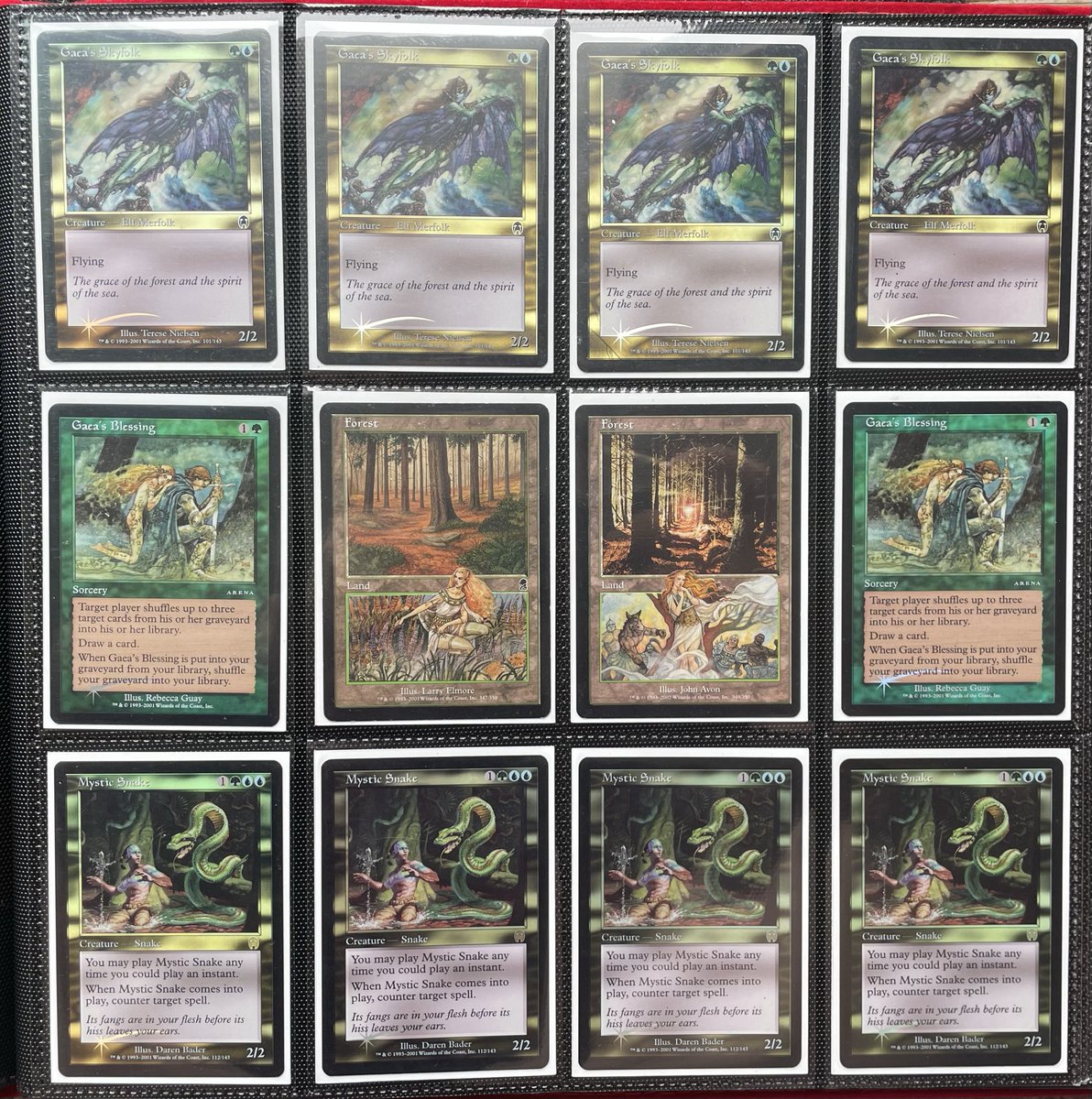 Actual shot of me brewing up the dumbest fuckin' deck you've ever seen.  Stole a page from my daughter's My Little Pony binder and took cards out of  my deck for this.