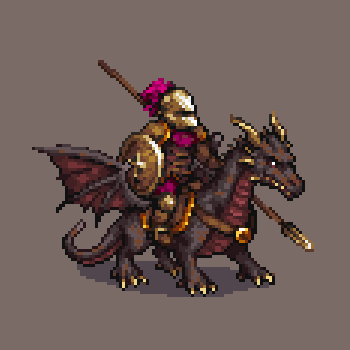 Maksymi49347619's tweet photo. The Dragon Warrior #wesnoth #dev #gamedev #pixelart #art https://t.co/xU3amO88uZ