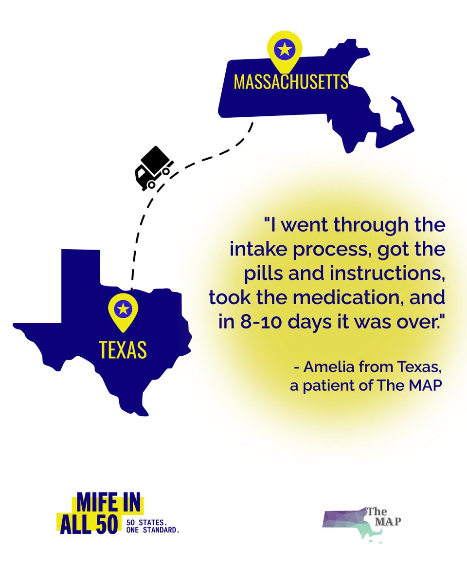 EmaaProject's tweet photo. Providers operating under shield laws, such as The MAP, are critical in ensuring that folks who need abortion meds, especially in ban states, can get the care they need. https://t.co/ObS2ZymG0m
