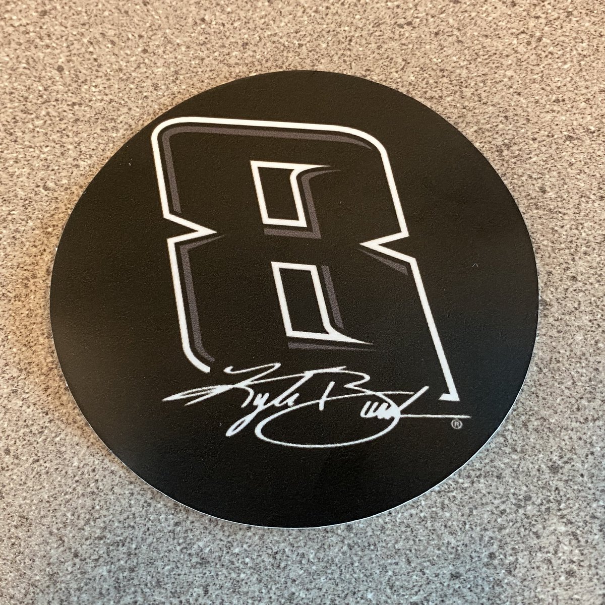 ESPNMcGee's tweet photo. As shown on Marty &amp; McGee this morning, here’s a look at the Kyle Busch tribute stickers that IndyCar has made available to teams to have on their cars for Sunday’s #Indy500. On Lap 18 the pylon will feature Busch, a nod to the number he raced most of his NASCAR Cup career. https://t.co/RItGpXNLzf