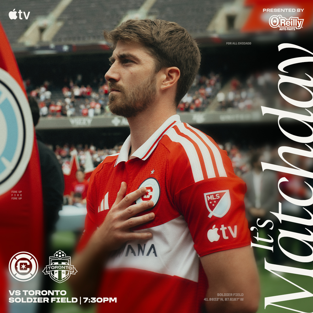 ChicagoFire's tweet photo. Back in action one last time before the break 🏟️ #cf97

⏰: 7:30 pm
🎟️: https://t.co/Atlgt0Xh9V
📺: https://t.co/DvDAGJiNk0 https://t.co/Ahv5H72h14