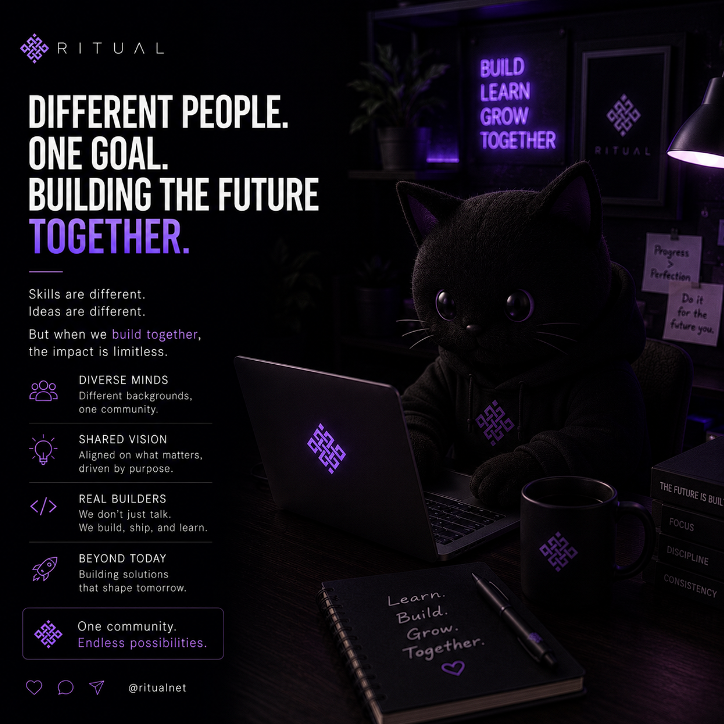 YanzCrypto's tweet photo. Some people move fast for hype.

I’d rather take my time, learn properly, and understand the vision behind what’s being built here.

@ritualnet https://t.co/tYDKMFPTd2