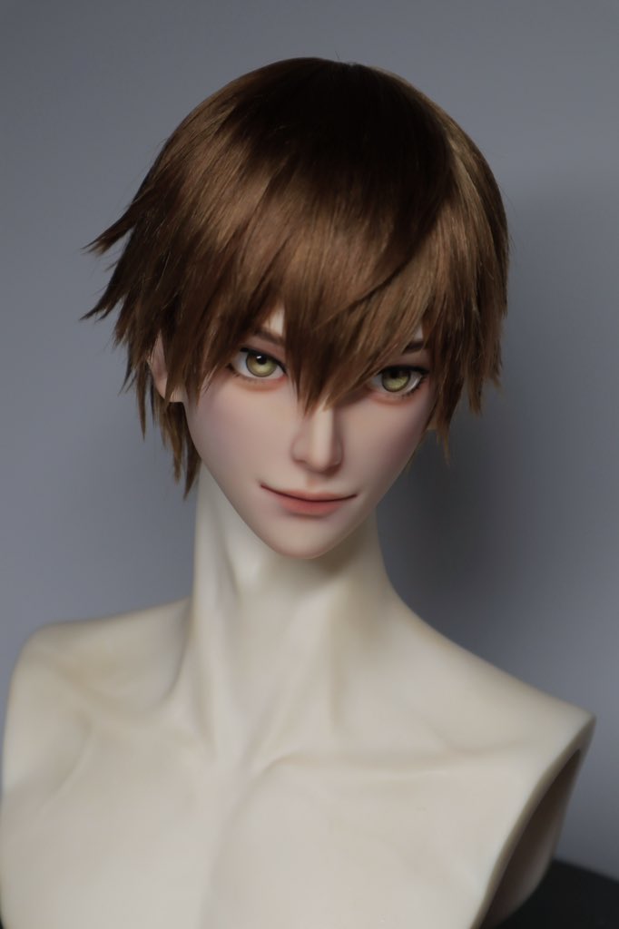 Galevamp's tweet photo. #岸波白野
自作の最初の BJD 人形、2D から 3D への画風変換は本当に難しい https://t.co/cy0MeZRlGj