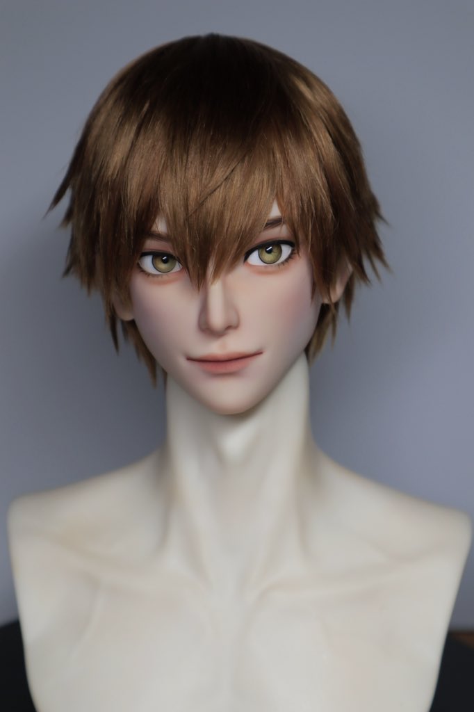 Galevamp's tweet photo. #岸波白野
自作の最初の BJD 人形、2D から 3D への画風変換は本当に難しい https://t.co/cy0MeZRlGj