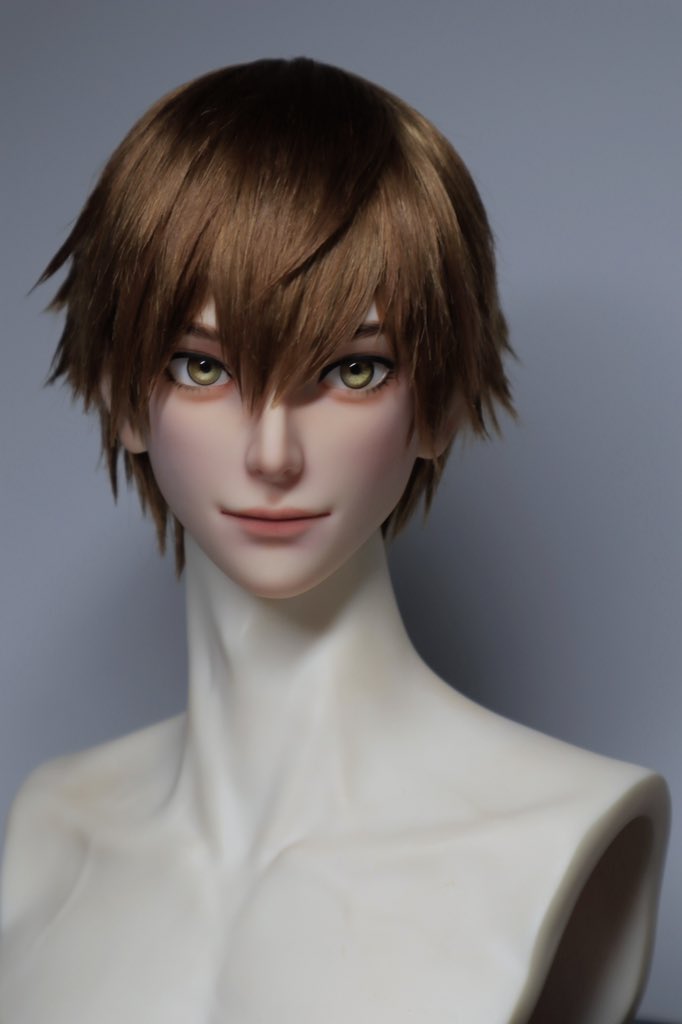 Galevamp's tweet photo. #岸波白野
自作の最初の BJD 人形、2D から 3D への画風変換は本当に難しい https://t.co/cy0MeZRlGj