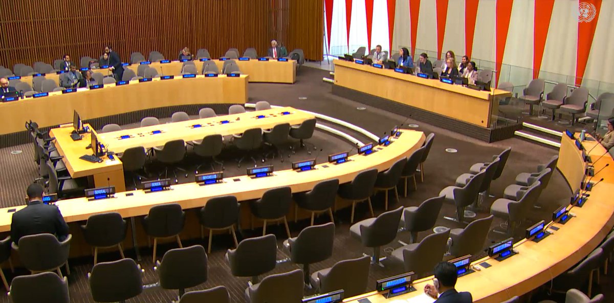 MssZeeUsman's tweet photo. An honor to speak at the United Nations HQ in New York at a dialogue convened by the President of the U.N. General Assembly on global commodity markets and economic diversification. The focus was on the energy, minerals &amp; ag commodities central to commodity-dependent economies 1/ https://t.co/wIq2HnnnFc