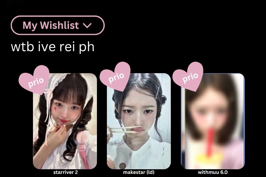 misseoya's tweet photo. wtb ive ph

ㅡ rei photocards (as shown)
ㅡ can payo
ㅡ pref. onhand or stbo

dm / reply offers 

thank you! https://t.co/wlwEFVwVxM