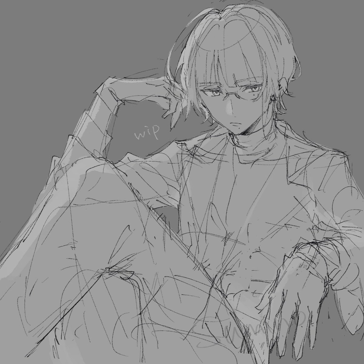 suminomomisu's tweet photo. 未完成のままな絵
#OC #イラスト #一次創作 https://t.co/yVvaPHNn1p