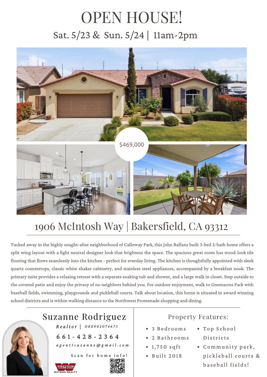 RealtorSuzRod's tweet photo. Sat . 5/23 &amp; Sun. 5/24 🤎 11am-2pm https://t.co/HnE6JtqOvO