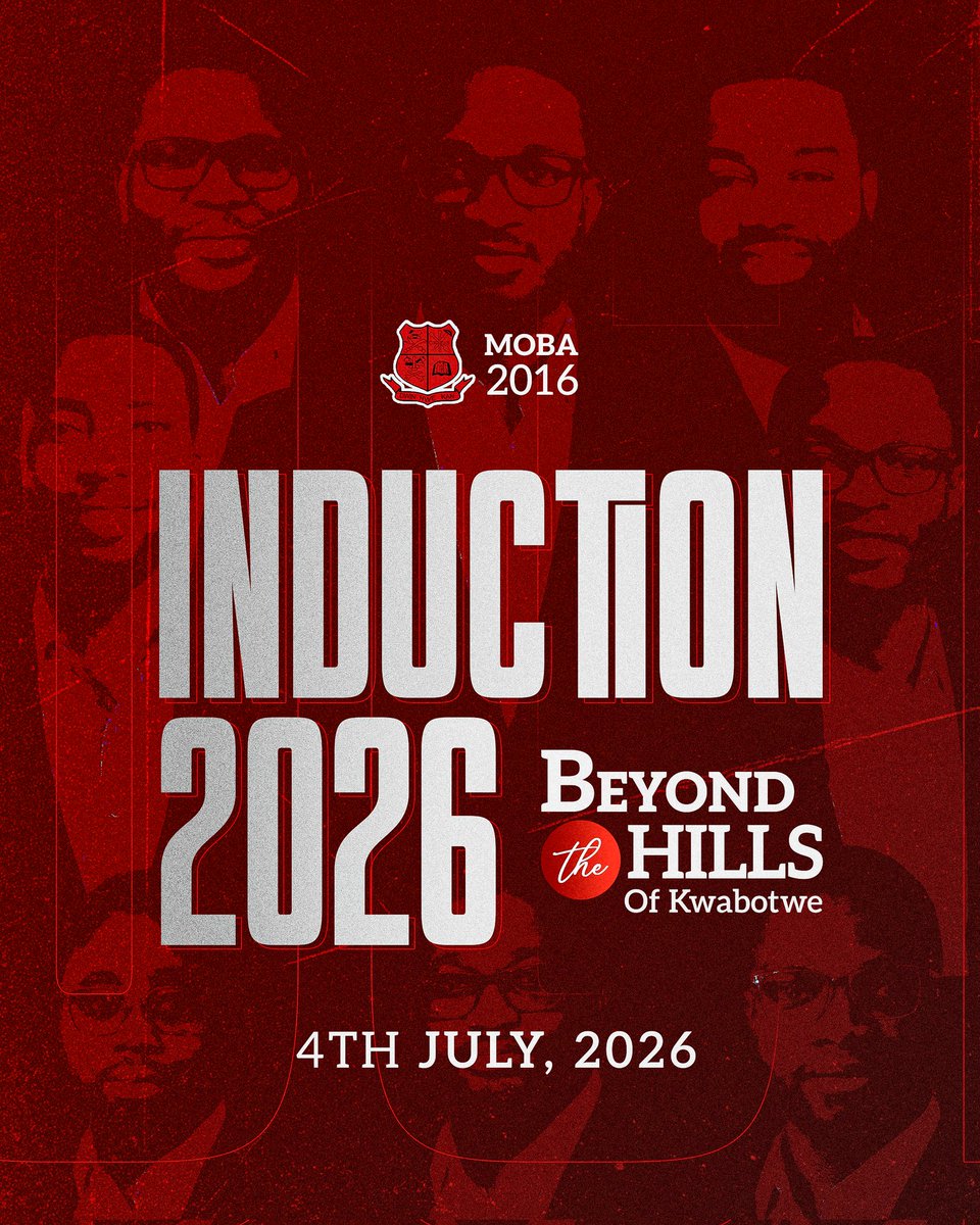 mobaclassof2016's tweet photo. Boysssss! 

4th July 2026 — our INDUCTION day! Officially stepping into the MOBA fraternity. We no dey lef anybro!  

Clear your schedule, bell your paddies. Tell a friend to tell a friend. We go show up!

#FayeAtom #moba #mfantsipimat150 #induction https://t.co/doVEfaCj3S