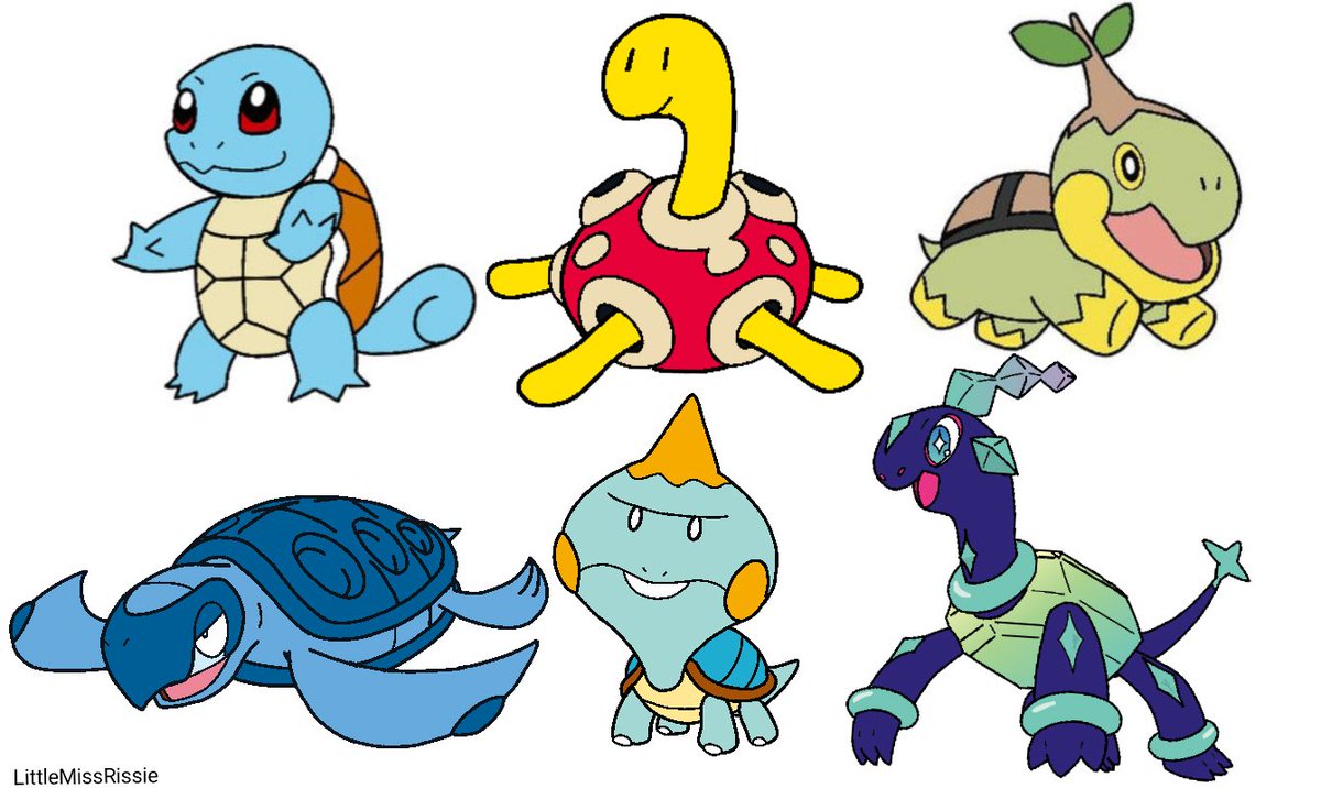 RissieSmurf's tweet photo. Small turtle pokemon.
#pokemon #pokemonfanart #gamefreakpokemon #gamefreak #squirtle #shuckle #turtwig #tirtouga #chewtle #terapagos #worldturtleday https://t.co/1I7iEfISuc