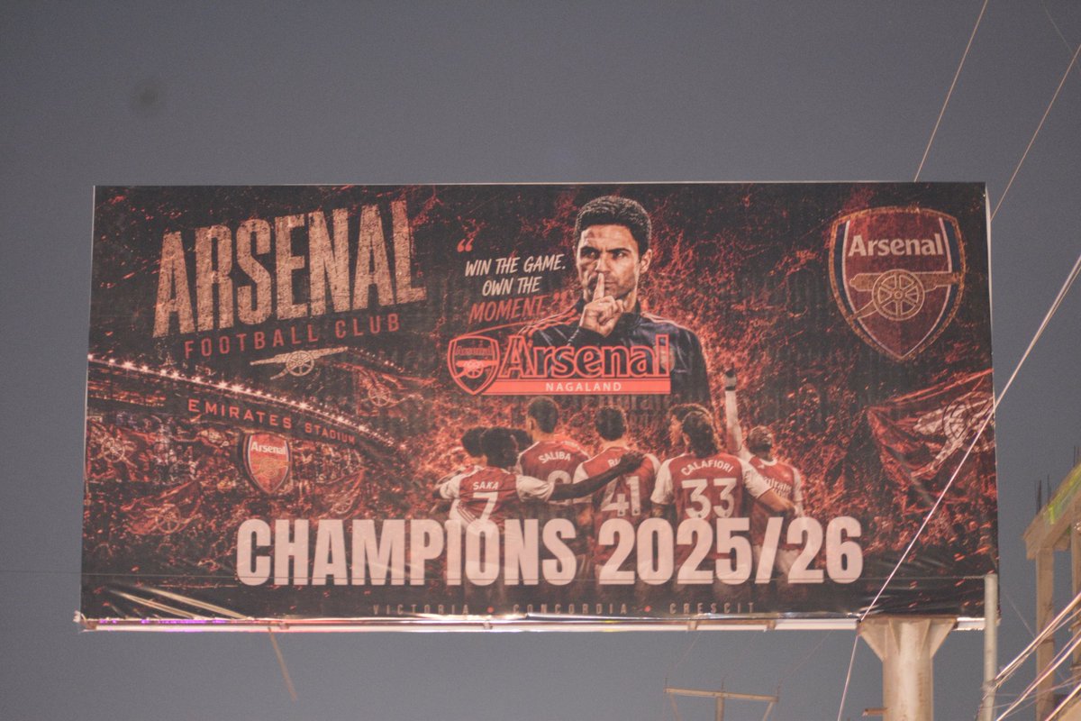 ImnaGunner's tweet photo. Painting Nagaland red courtesy of your Premier League Champions.
Let it all work out.

📍: Supermarket, Dimapur.

@Arsenal @ArsenalIndians https://t.co/SAfYSwNbt3