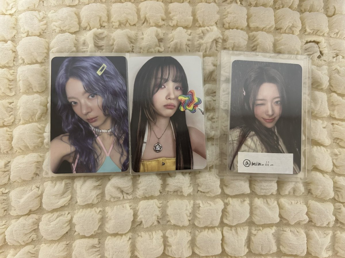 min_ii_'s tweet photo. ITZY 交換  #ITZY交換 

譲｜リア リュジン

求｜画像2枚目🎀

郵送でのお取引希望です。
お気軽にお声掛けください🙇🏻‍♀️ https://t.co/1wAH2p8Stp