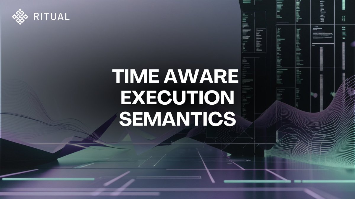 technik4959's tweet photo. Execution semantics change once compute is no longer synchronous.

Ritual introduces delayed inference, scheduled execution, and verification aware state transitions into contract flow.

Smart contracts stop assuming immediate computation. Execution becomes time aware

@ritualnet https://t.co/rGp0O6UFqk