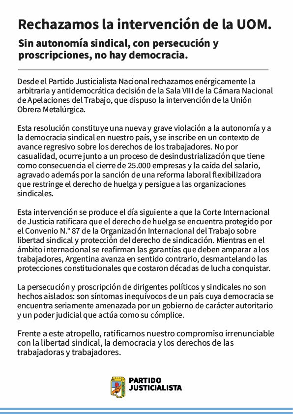 Partido Justicialista tweet media