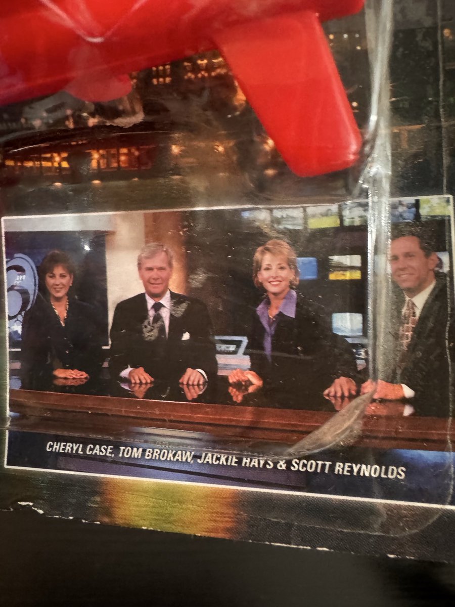 BobbyGreen1003's tweet photo. Found this sealed vintage WAVE 3 ‘Air 3’ helicopter toy. Features Cheryl Case, Jackie Hays, Scott Reynolds along with NBC’s Tom Brokaw. Louisville TV history in toy form.@wave3news @SreynoldsWDRB @MairaWave @DawneGeeWAVE3 https://t.co/54TBiiwkhq