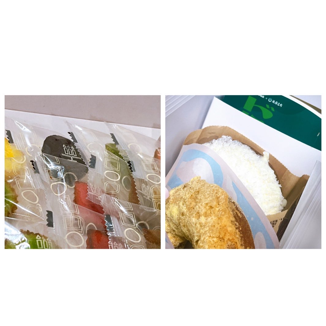 XlRyn's tweet photo. 大変遅れましたが！
無事に届き？ました😘🎀
マドレーヌもさくぽふんもおいしすぎた〜🩷感謝…
残りのギフトもまた後日いただきます🫶 https://t.co/q5h7oYTEbl
