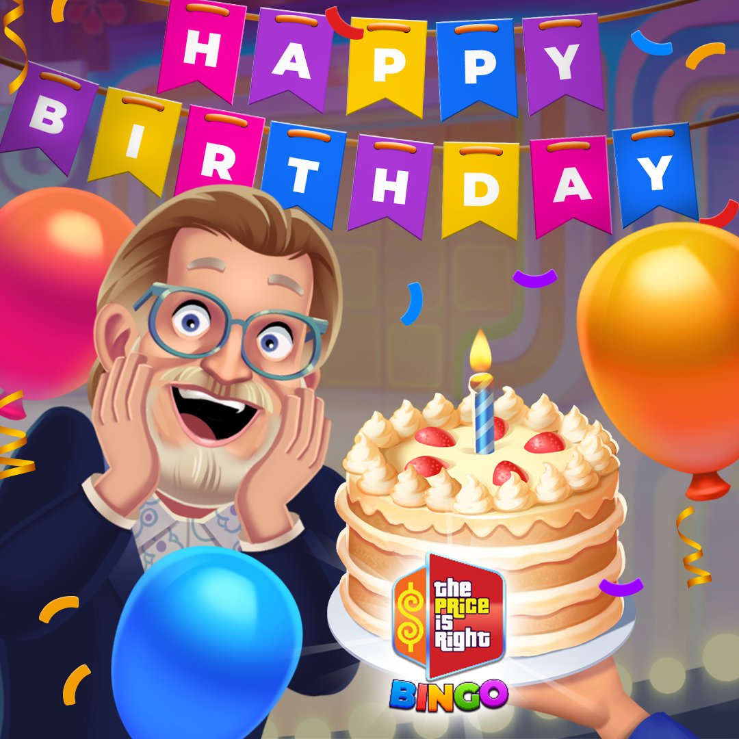 TPIRBingo's tweet photo. Come on down… it’s Drew Carey’s birthday! 🎂

Join us in celebrating the host who keeps the fun going! Drop a 🎁 below to help us wish Drew a happy 68th birthday!

🎁➡ https://t.co/k8JrYIAA8N

*Limit of 1 gift per player https://t.co/Yeel0w261c