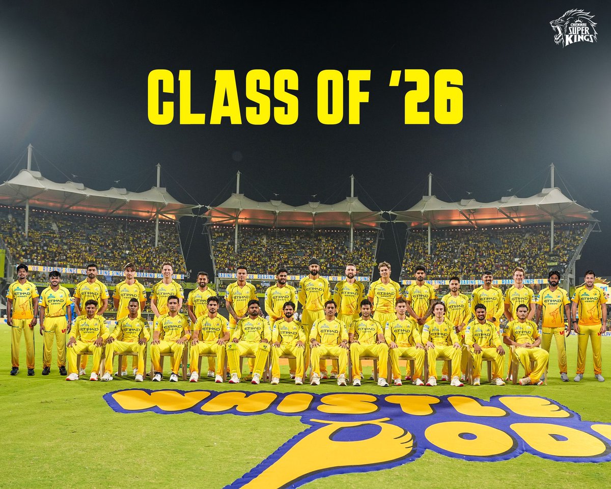 ash_cric's tweet photo. Samson
Rutu
Ayush
Kartik
Brevis

Don’t think we’re buying any batter next year who changes this top 5.

#csk #ipl2026 https://t.co/iNwOokdxlx