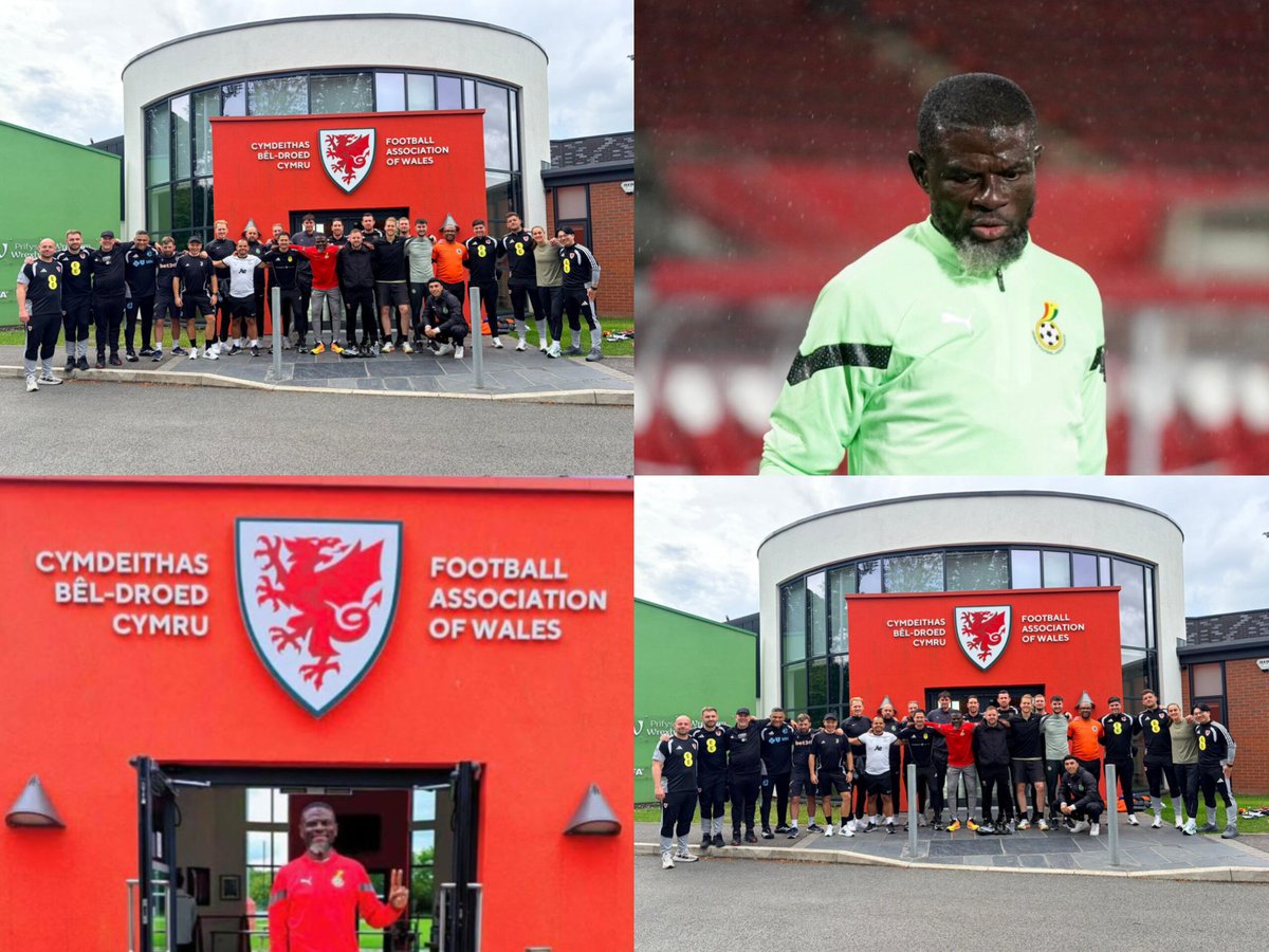 ShabanMo9's tweet photo. 🚨 Black Stars assistant goalkeepers coach, Fatau Dauda, has successfully completed the UEFA B Goalkeeping Course in Wales. 🇬🇭👏

Another big step in his coaching journey. 🔥 https://t.co/lMAyDZfwJJ