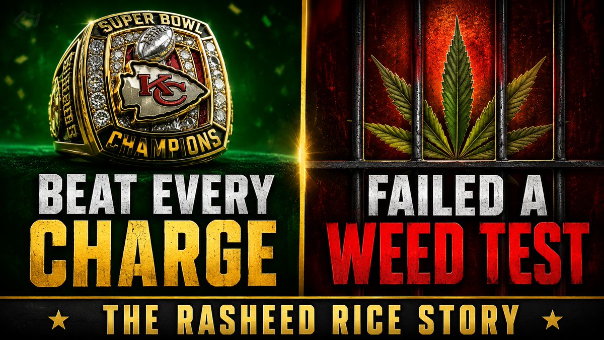 eaglenowus's tweet photo. Rasheed Rice beat two felonies.
Survived a DV investigation.
The NFL cleared him of everything.

Then failed a weed test and went to jail. 😳

Full story 👇
https://t.co/gUR7ISsbph

#NFL #RasheedRice #KansasCityChiefs #NFLNews #ChiefsKingdom https://t.co/rDRgV2iQut