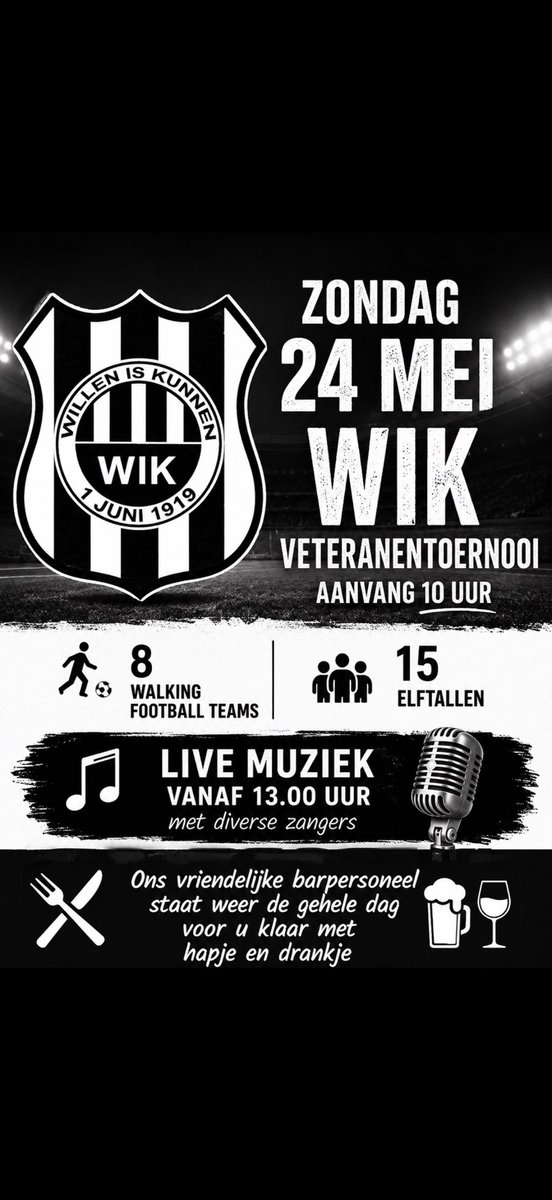 wimwik68's tweet photo. Zondag 24 mei wik veteranen toernooi https://t.co/ml4E0bh2Hh
