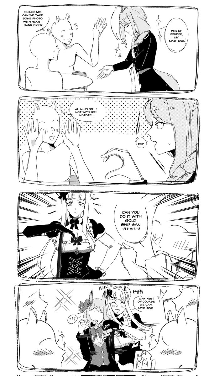JunClaunce's tweet photo. Some of my sketches abt maid Gold Ship x butler McQueen~
#gorumaku
#ゴルシマック
#ゴルマク https://t.co/45DZLeW3EQ
