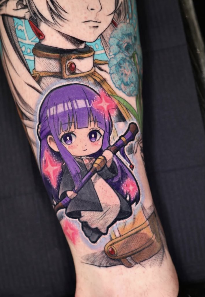 yangpiren's tweet photo. 丨Q版丨  #二次元 #动�� #tattoo #韶关 #tattooist https://t.co/HcLJyGRtEb
