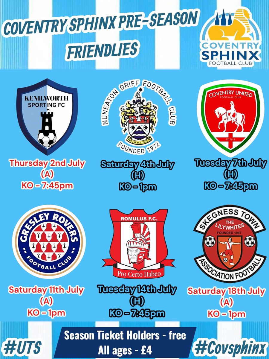Coventry Sphinx FC tweet media