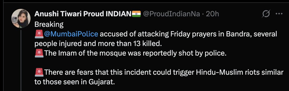 Aravind tweet media