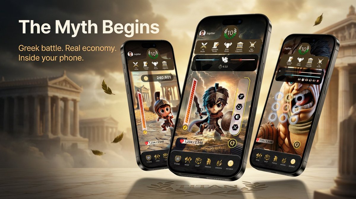 Project_T_Tab's tweet photo. Titan's Tap, a growth-based Web3 game where myth meets economy.

Pick your mode, VS, Episode, Boss, Temple Upgrade. Build your Titan, grow your guild, climb the leaderboard. Every battle is a chapter, every chapter has stakes.

The myth begins now. 🔥 https://t.co/cOmB78YCfg