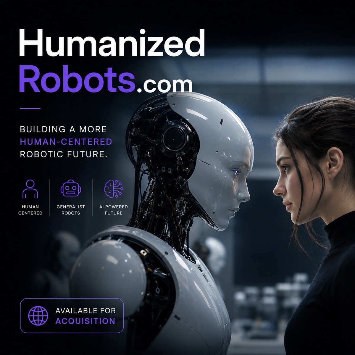 MH2025_Official's tweet photo. @NVIDIARobotics @yukez What does it take to build generalist humanoid robots?
A future where robots become more human-centered starts with https://t.co/fcsMEM4Trf 🤖
Available for acquisition.
#HumanoidRobots #Robotics #AI #ArtificialIntelligence #EmbodiedAI #FutureTech #HumanoidAI #Automation https://t.co/O1SbGFkjNn
