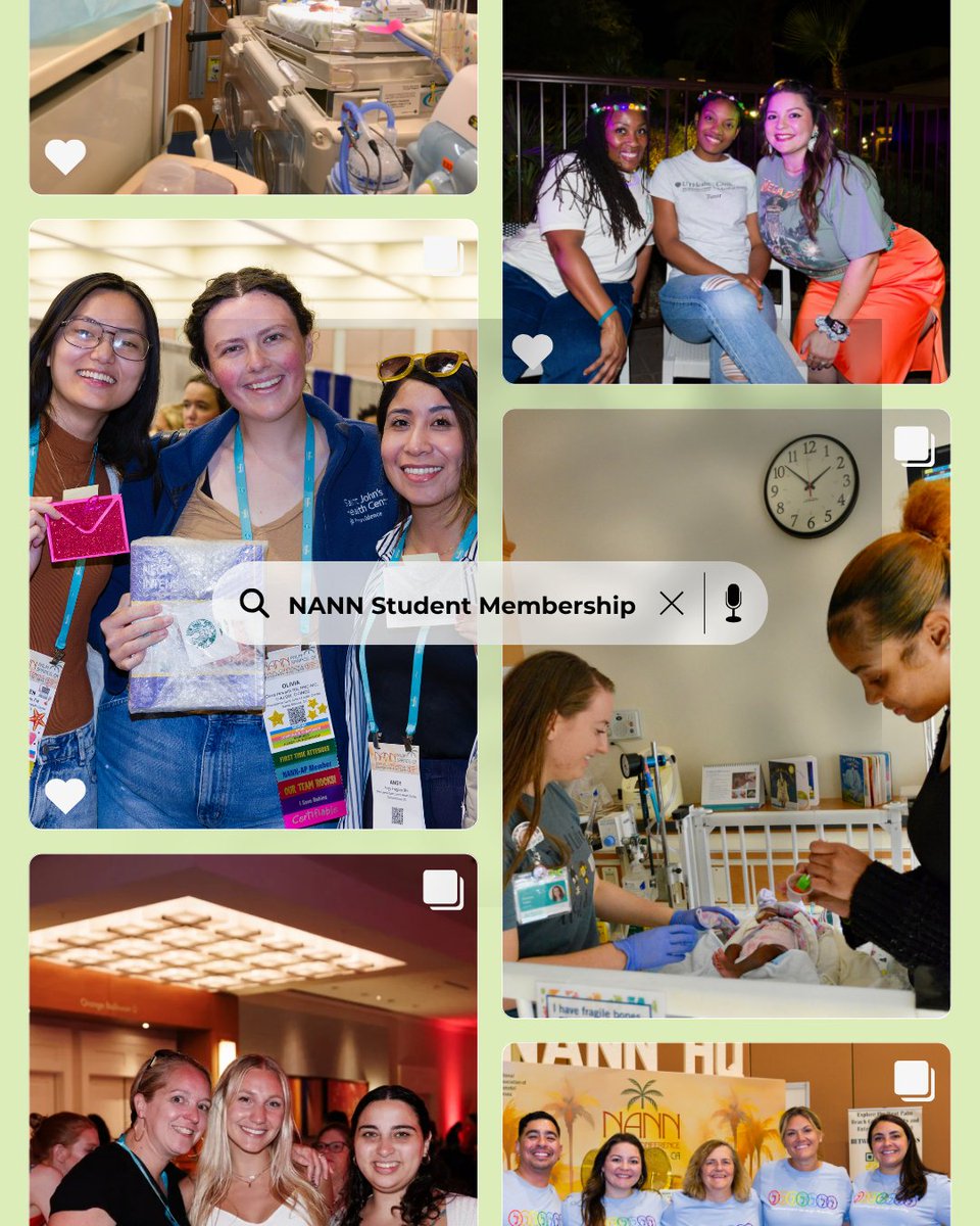 NeonatalNurses's tweet photo. Through NANN, students engage with neonatal nurses at different stages of their careers, asking questions, learning from shared experiences, and seeing what professional life in neonatal care really looks like!

Learn more: https://t.co/OMqrXa7MnS https://t.co/8L2bluyfOw