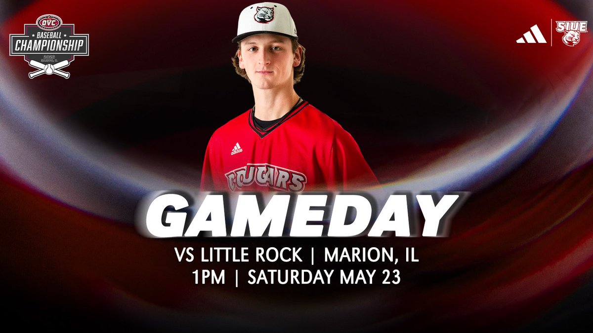 SIUEBaseball's tweet photo. 𝐆𝐀𝐌𝐄𝐃𝐀𝐘❗️

🆚 LITTLE ROCK
⏰ 1PM
📍MTN DEW PARK 
📺 https://t.co/F5fRZCZIiY https://t.co/kJJH96JvM6