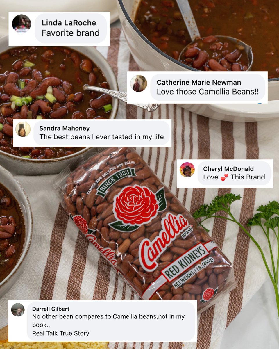 CamelliaBeans's tweet photo. We didn't say it, y'all did! ❤️ #RedBeansDoneRight https://t.co/Y5QSSFzJYN