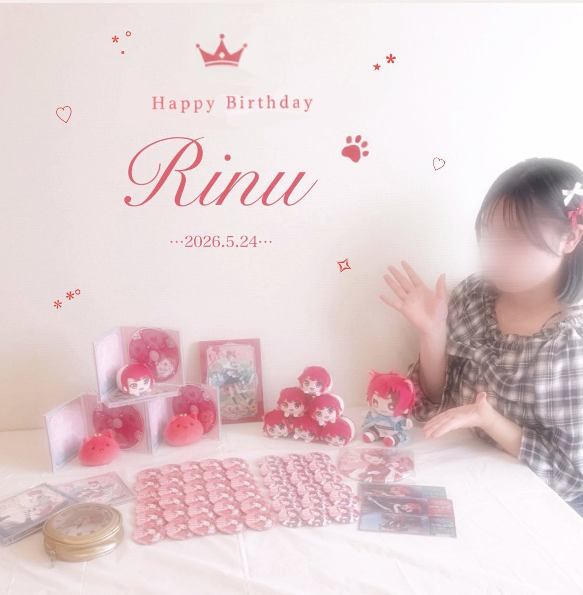 carrot_yui24's tweet photo. ❤︎𝐇𝐚𝐩𝐩𝐲𝐁𝐢𝐫𝐭𝐡𝐝𝐚𝐲❤︎

想いはALTに.⋆𝜗𝜚

#莉犬くん誕生祭2026 
#莉犬くん https://t.co/HAaw9D5aUM