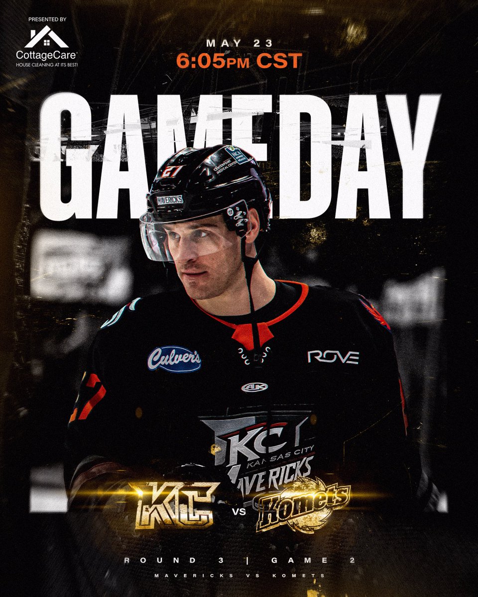 kc_mavericks's tweet photo. The Western Conference Finals roll on TONIGHT 🙌🏼

Puck drops at 6:05 PM for another unforgettable playoff battle in KC.

Don’t miss your chance to be here.
🎟️🔗—> https://t.co/k7dNBeSJTs https://t.co/BWYsLZjMaV