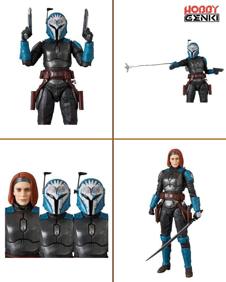The MAFEX No.314 Bo-Katan Kryze Season 3 Ver. action figure is a