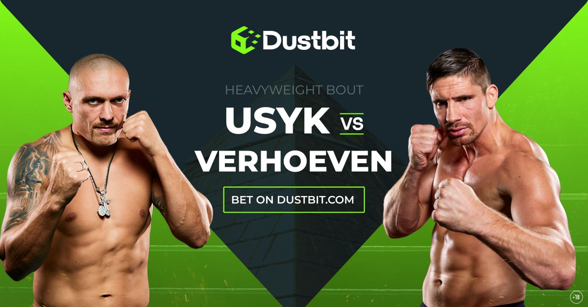 DustbitHQ's tweet photo. Usyk puts his WBC heavyweight title on the line against Verhoeven 🥊

Power. Precision. Heavyweight action.
Who leaves Egypt with the belt? 🏆 https://t.co/COstdVflxZ