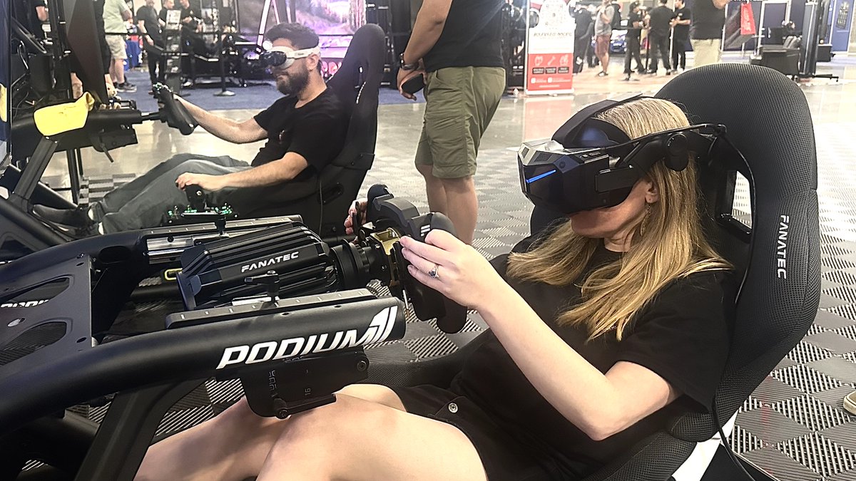 pimaxofficial's tweet photo. Day 1 at the SimRacingExpo Charlotte was an absolute BLAST! 💥
The Dream Air SE and Crystal Series are officially being put to the ultimate test. Thanks for the incredible feedbacks.
2 days left to feel the differences. Catch us at several booths!
#SimRacingExpo #Pimax https://t.co/iB7C7EsIDm
