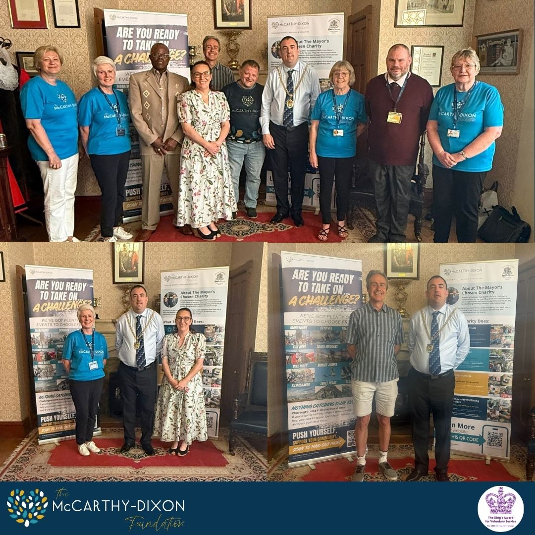 TMDFoundation's tweet photo. Great to meet the Mayor, Councillor Mike Hallam, yesterday 💛

Thank you for choosing to support our charity — we look forward to working together over the next year 🙌✨

#TMDF #McCarthyDixon https://t.co/kmbfdU68I6